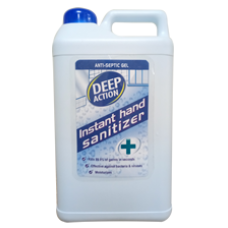 Deep Action Antiseptic Gel Instant Hand Sanitizer Refill 4000ml