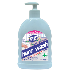 Deep Action Anti bacterial  Hand Wash Fruity Fresh Dispenser Pump 650ml