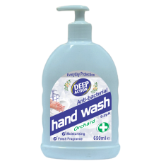 Deep Action Anti bacterial  Hand Wash Orchard Dispenser Pump 650ml