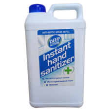 Deep Action Antiseptic Liquid/Spray Sanitizer Refill 4000ml
